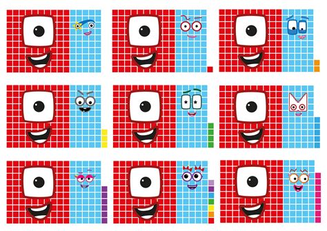 Numberblocks 100-199 Mini Hundreds Instant Download PDF - Etsy