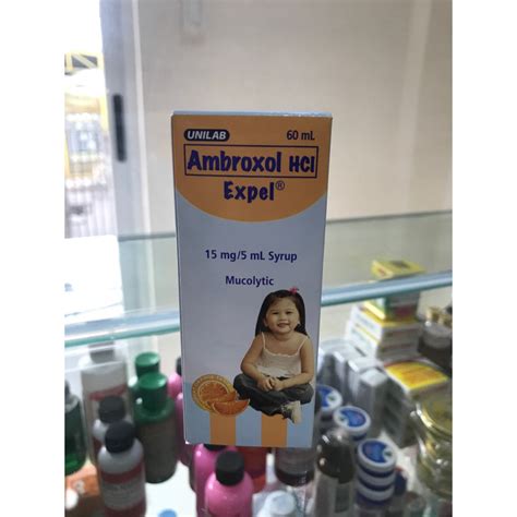 Ambroxol syrup (Expel Pedia) 60mL | Shopee Philippines