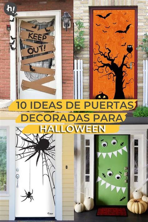 Puertas decoradas de Halloween: 10 ideas con adornos caseros ...