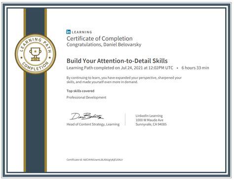 Build Your Attention-to-Detail Skills - Daniel Belovarsky