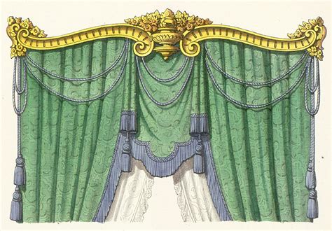 Regency interior, Victorian homes, Curtain drawing