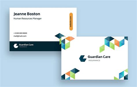 Design and download this Gradient Professional Insurance Company Business Card template