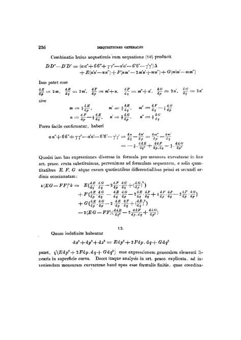 The formula for Gaussian curvature in its intrinsic form. | Download Scientific Diagram