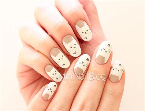 Easy Cat Nail Art | nailbees