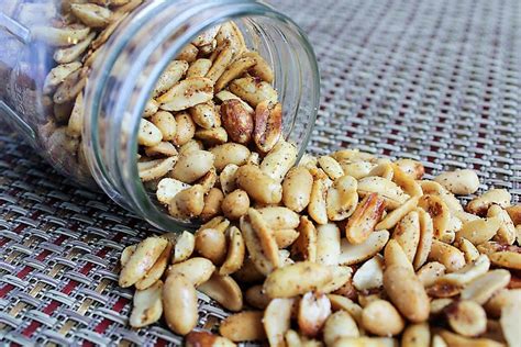 Spicy Peanuts | Just A Pinch Recipes