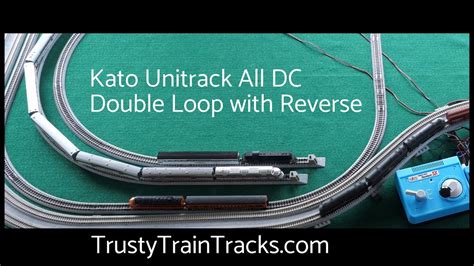 Double Track N Scale Kato Unitrack with Reverse Loop - YouTube