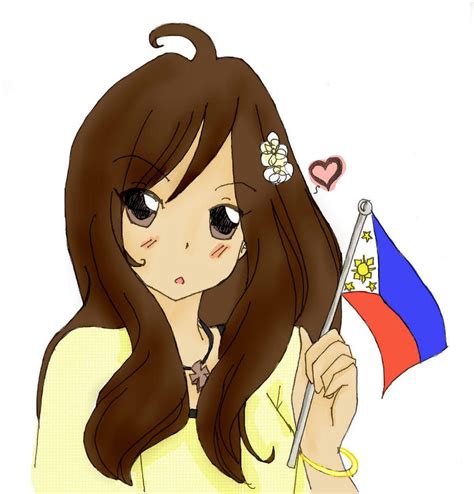 Philippines and her Flag by natsumikurenaiuchiha on DeviantArt