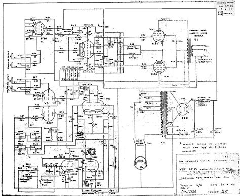 Free Audio Service Manuals - Free download vox ac15 1960 schematic