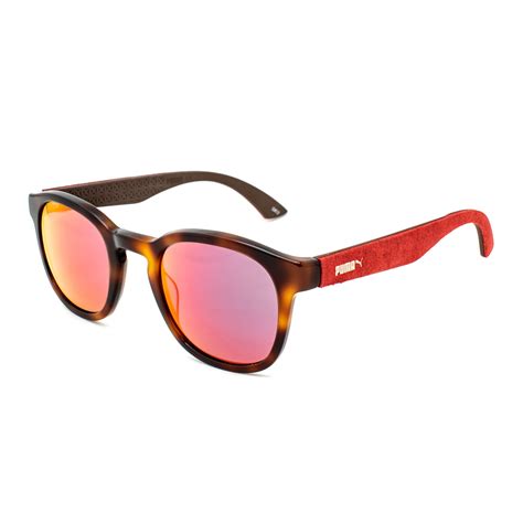 PUMA - EYEGLASSES PUMA HAVANA RED WOMAN PU0042S 004 - Walmart.com ...