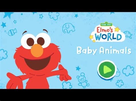 Sesame Street - Elmo's World: Baby Animals - YouTube