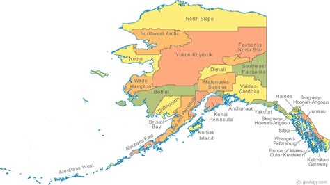 Map of Alaska