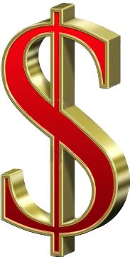 Red Dollar Sign (PSD) | Official PSDs