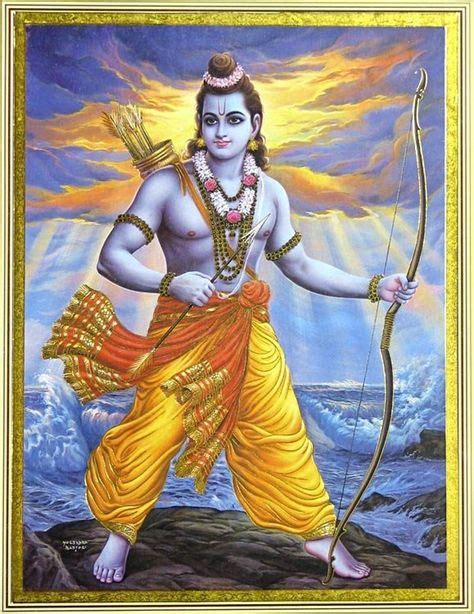 Lord Rama - The 7th-Avatar (Incarnation) of Lord Vishnu the central figure in the epic story ...