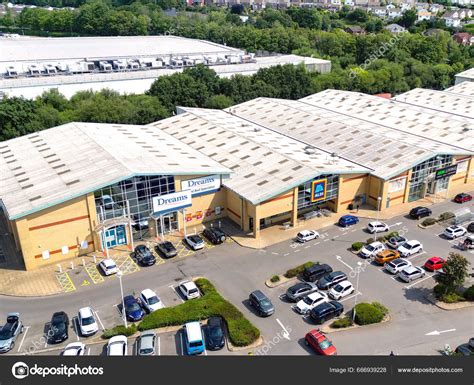 Llantrisant Wales July 2023 Aerial View Stores Out Town Retail – Stock Editorial Photo ...