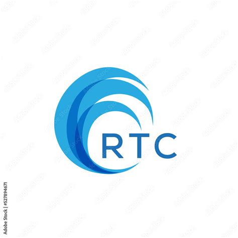 RTC letter logo. RTC blue image on white background. RTC Monogram logo design for entrepreneur ...