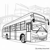 Bus Coloring Double Decker Pages Printable Buses Sheets Kids Colouring  sketch template