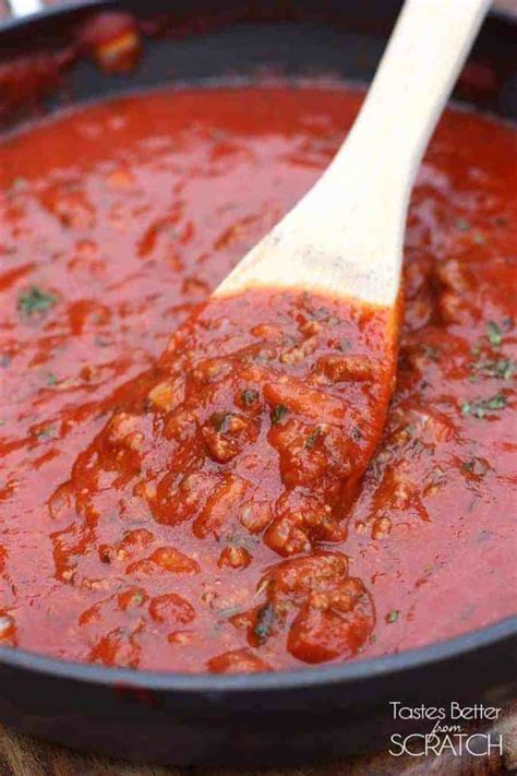 Homemade Spaghetti Sauce | - Tastes Better From Scratch