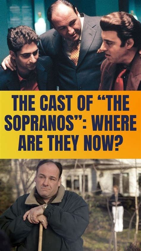 The Cast of “The Sopranos”: Where Are They Now? in 2023 | Psychological ...