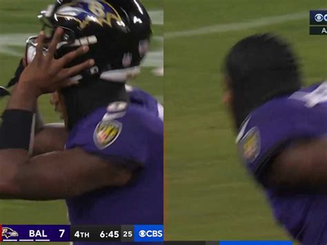 WATCH: Lamar Jackson throws helmet in frustration after key 4th quarter ...