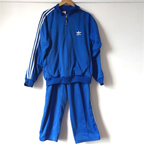 Picked up this bright blue adidas tracksuit for $15AUD : ThriftStoreHauls