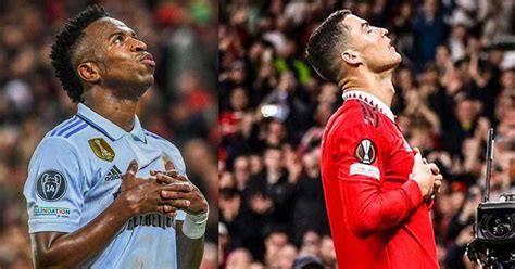 WATCH: Vinicius Jr hits Cristiano Ronaldo's folded hands celebration ...