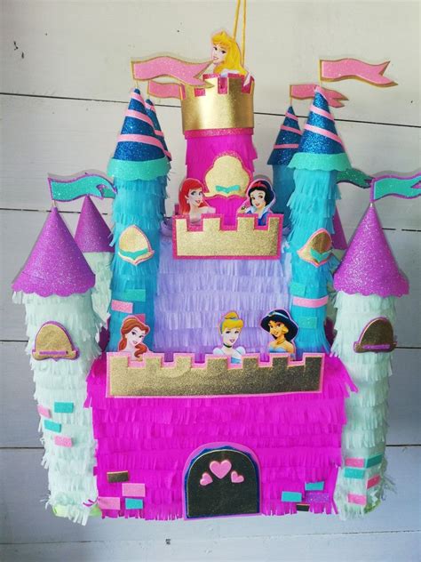 Piñata Castillo princesas | Piñata de princesa, Fiesta de princesas ...