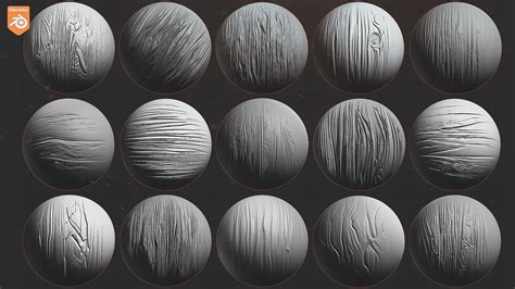 Blender Wood Sculpting Brushes vol.2 - Blender Market