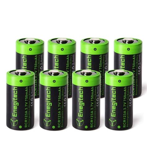 CR123A Battery Rechargeable Lithium RCR123A, 16340 Batteries