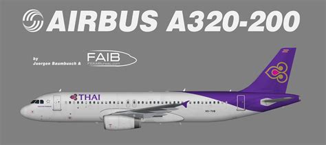 Thai Airlines International Airbus A320-200 – Juergen's paint hangar