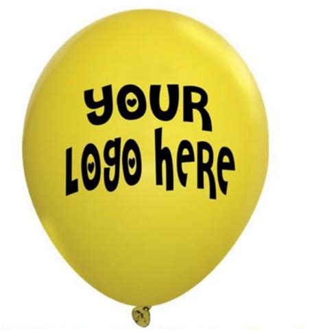 Custom Printed Balloons Custom Printed - 17" Latex with your logo ...