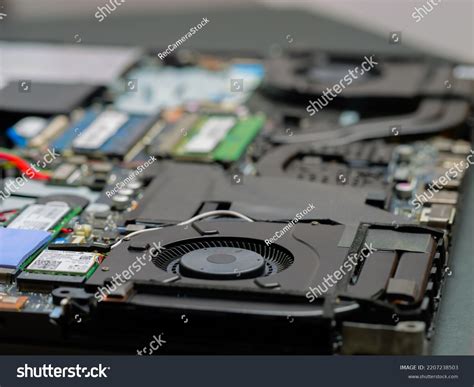 Repearing Laptop Ventilation Cooling System Cpu Stock Photo 2207238503 ...