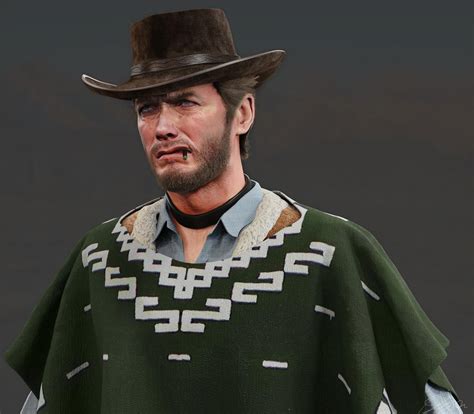 Man with No Name/Blondie - Clint Eastwood 3D Model by FoxHound1984 on DeviantArt