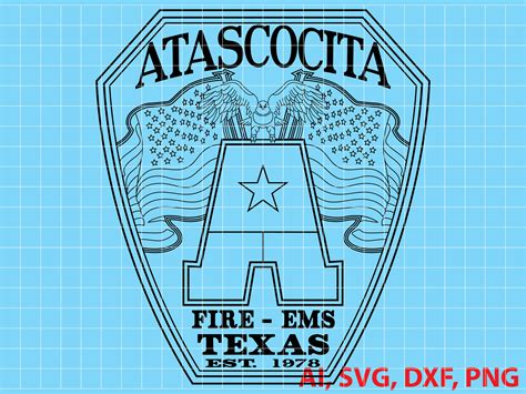 Fire Ems Texas, Atascocita Fire Department Logo, Seal, Badge, Custom, Ai, Vector, SVG, DXF, PNG ...