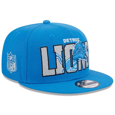 Detroit Lions New Era 2023 NFL Draft 9Fifty Snapback Hat - Blue