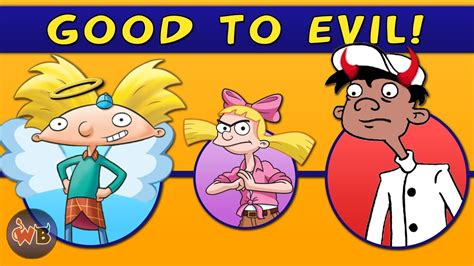 Hey Arnold! Characters: Good to Evil - YouTube