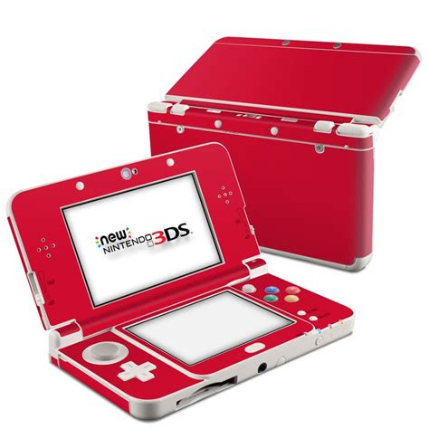 Nintendo 3DS 2015 Skin - Solid State Red by Solid Colors | DecalGirl