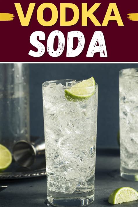 Vodka Soda (Easy Cocktail Recipe) - Insanely Good