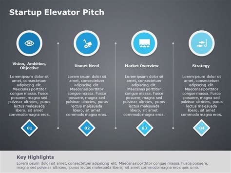 Startup Elevator Pitch PowerPoint Template