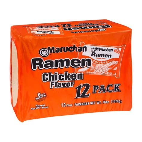 Maruchan Ramen Noodle Soup Chicken Flavor - 12 ct