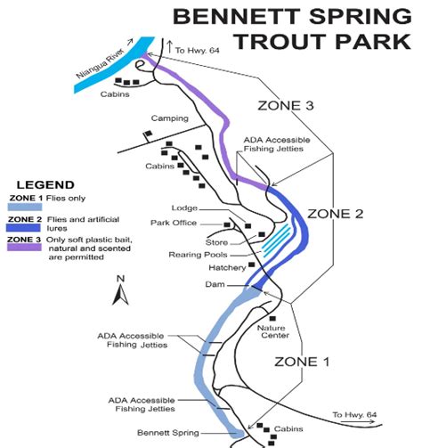 Bennett Spring State Park Campground Map