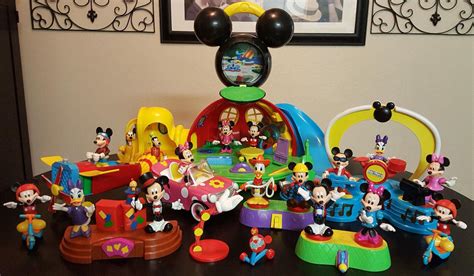 DISNEY MICKEY MOUSE CLUBHOUSE PLAYSET W PLATFORM BASES MOVING TALKING FRIENDS | #1816541251