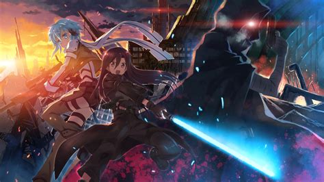 Sinon and Kirito Vs Death Gun Computer Wallpapers, Desktop Backgrounds ...