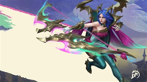 Fae Dragon Ashe LoL Wild Rift 4K #811d Wallpaper PC Desktop