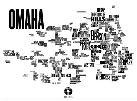 OMAHA NEIGHBORHOOD | Omaha map, Omaha nebraska, Omaha