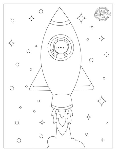 Free Printable Rocket Coloring Pages | Kids Activities Blog