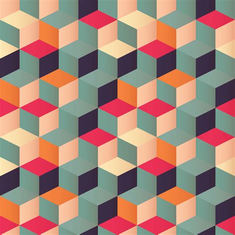 Geometric seamless pattern with colorful squares 694128 Vector Art at Vecteezy