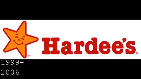 Hardee's Logo History - bmp-earwax