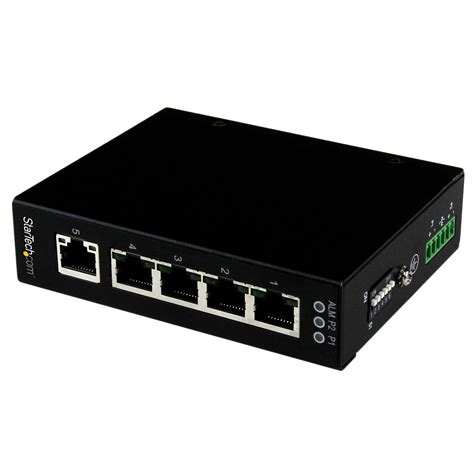 Amazon.com: StarTech.com 5 Port Unmanaged Industrial Gigabit Ethernet ...