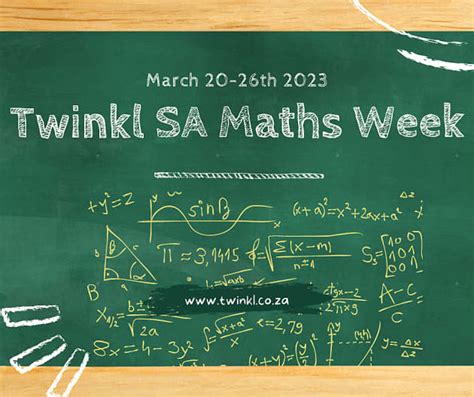 Twinkl South Africa Maths Week - Twinkl