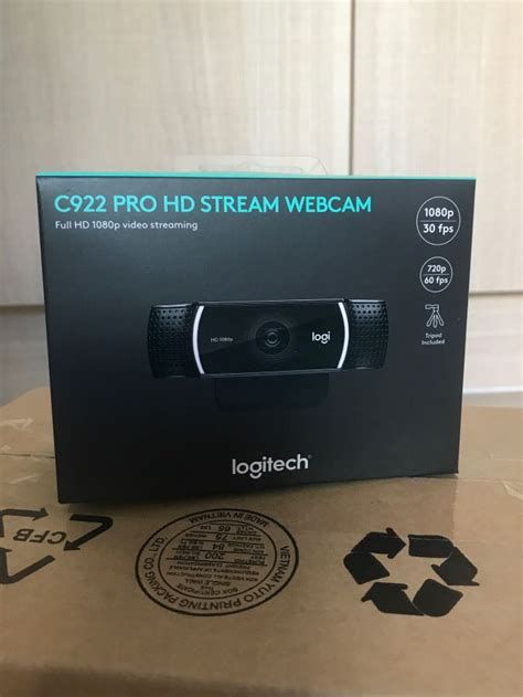 Logitech C922 Pro HD Stream Webcam 1080P, Computers & Tech, Parts ...